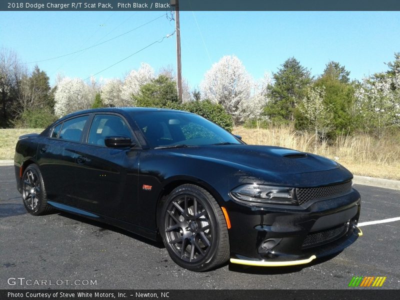Pitch Black / Black 2018 Dodge Charger R/T Scat Pack