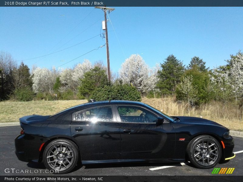 Pitch Black / Black 2018 Dodge Charger R/T Scat Pack