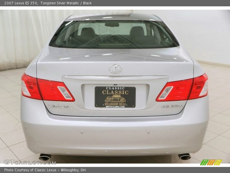 Tungsten Silver Metallic / Black 2007 Lexus ES 350