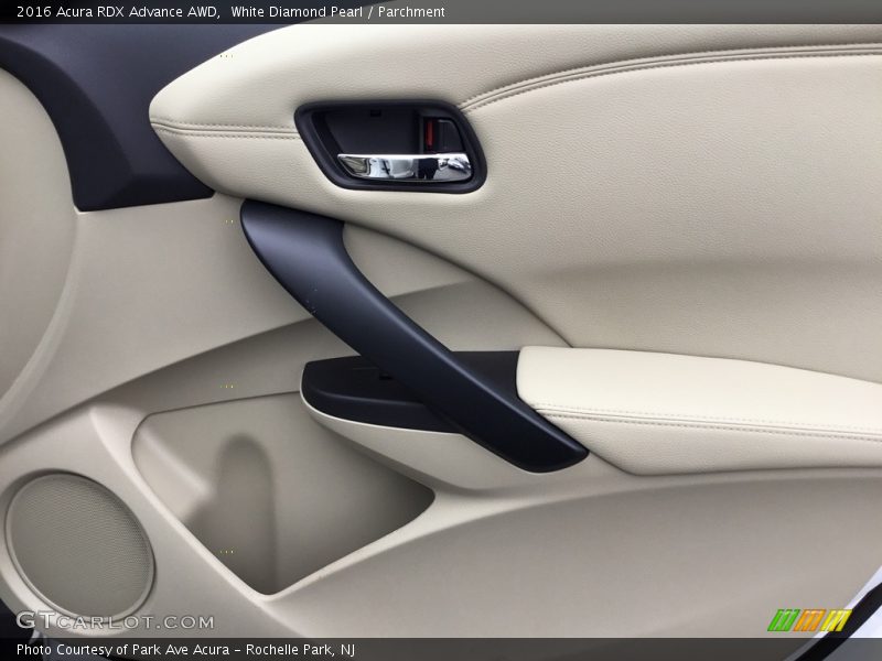 White Diamond Pearl / Parchment 2016 Acura RDX Advance AWD