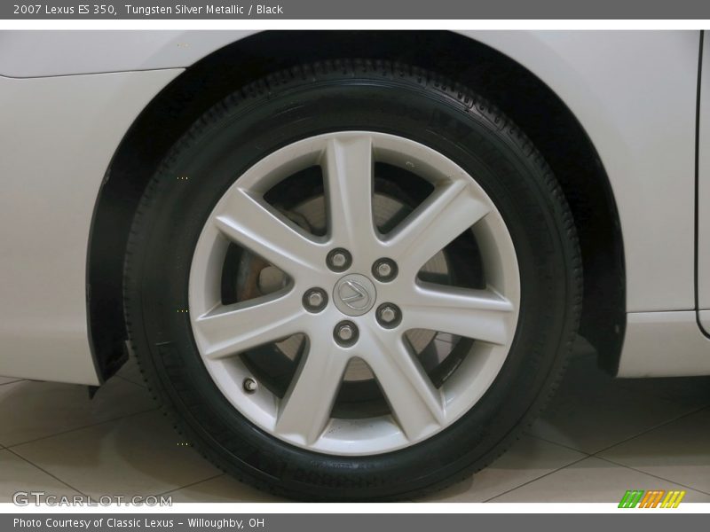 Tungsten Silver Metallic / Black 2007 Lexus ES 350