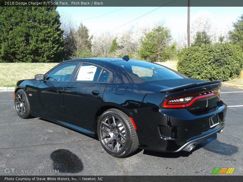 Pitch Black / Black 2018 Dodge Charger R/T Scat Pack