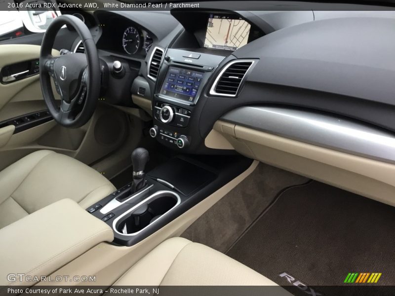 White Diamond Pearl / Parchment 2016 Acura RDX Advance AWD