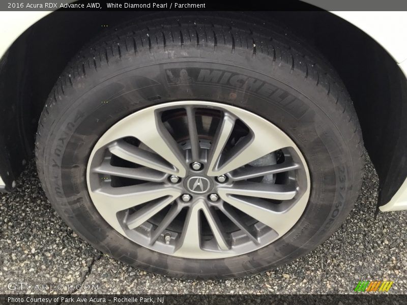 White Diamond Pearl / Parchment 2016 Acura RDX Advance AWD