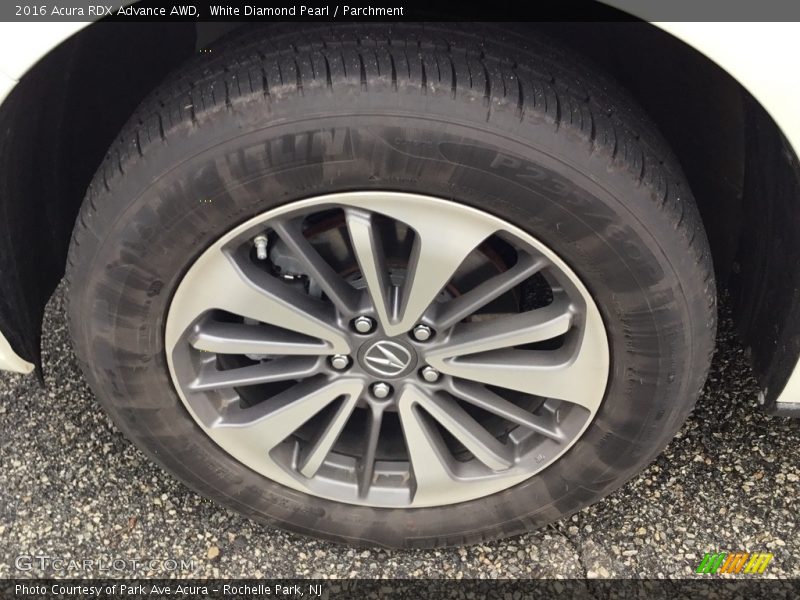 White Diamond Pearl / Parchment 2016 Acura RDX Advance AWD