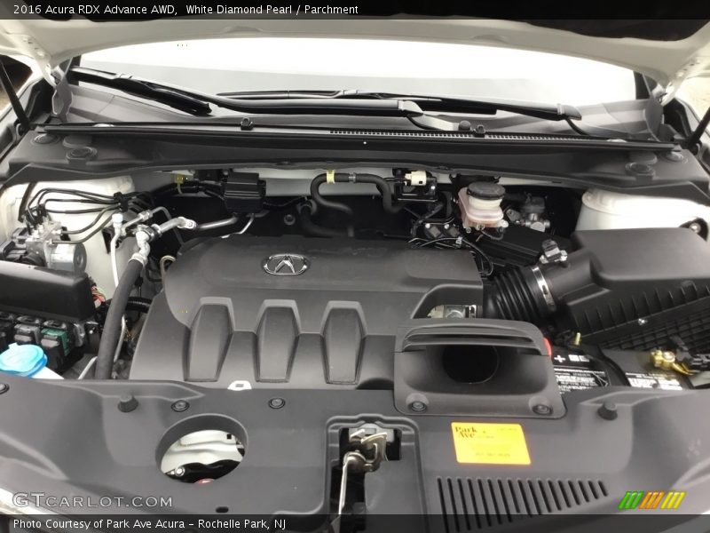 White Diamond Pearl / Parchment 2016 Acura RDX Advance AWD