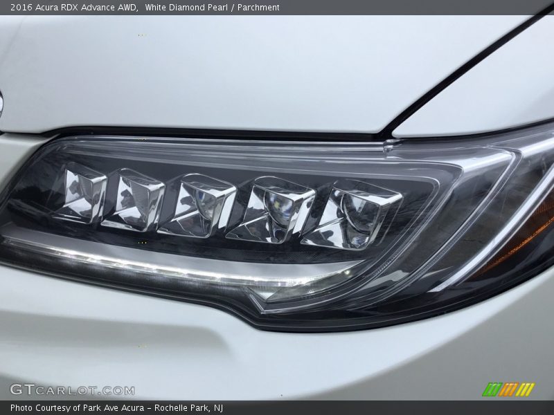 White Diamond Pearl / Parchment 2016 Acura RDX Advance AWD