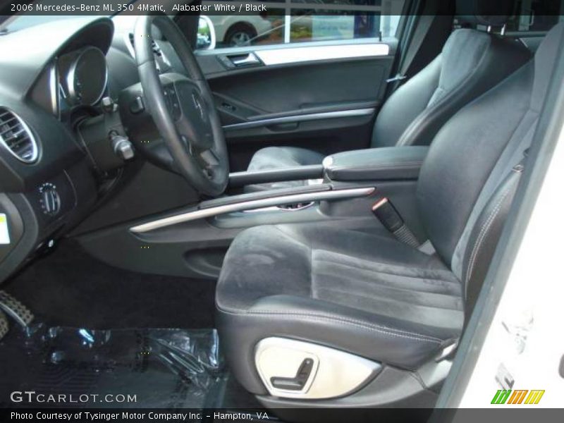 Alabaster White / Black 2006 Mercedes-Benz ML 350 4Matic