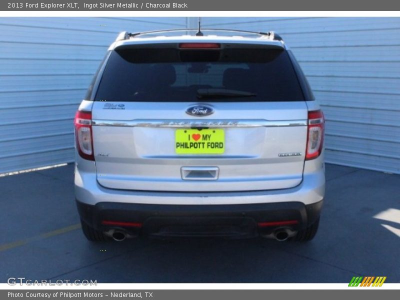 Ingot Silver Metallic / Charcoal Black 2013 Ford Explorer XLT