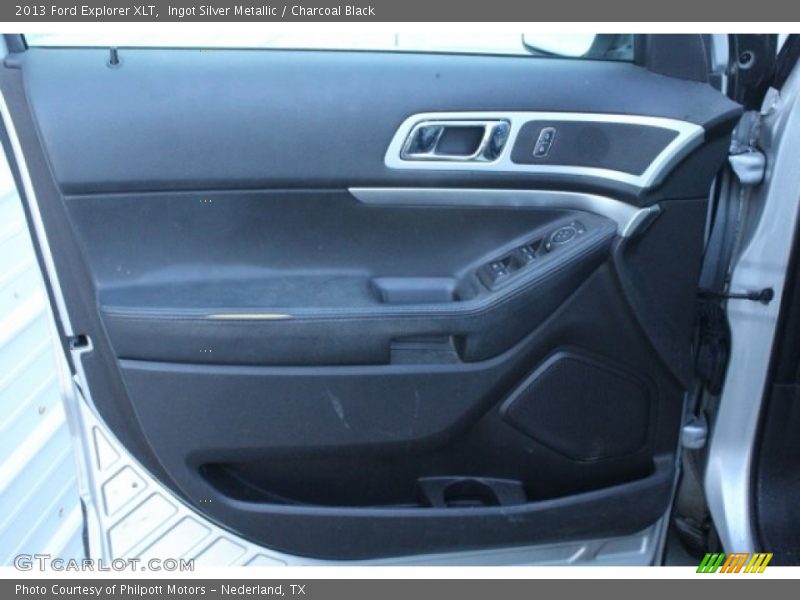 Ingot Silver Metallic / Charcoal Black 2013 Ford Explorer XLT