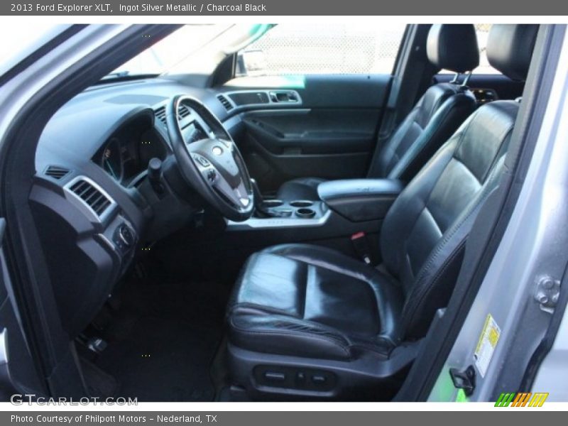 Ingot Silver Metallic / Charcoal Black 2013 Ford Explorer XLT