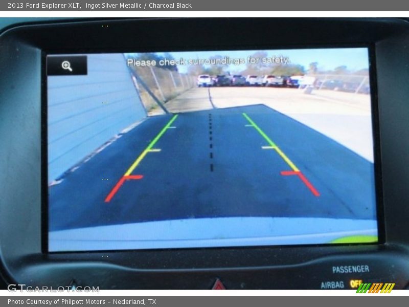 Ingot Silver Metallic / Charcoal Black 2013 Ford Explorer XLT