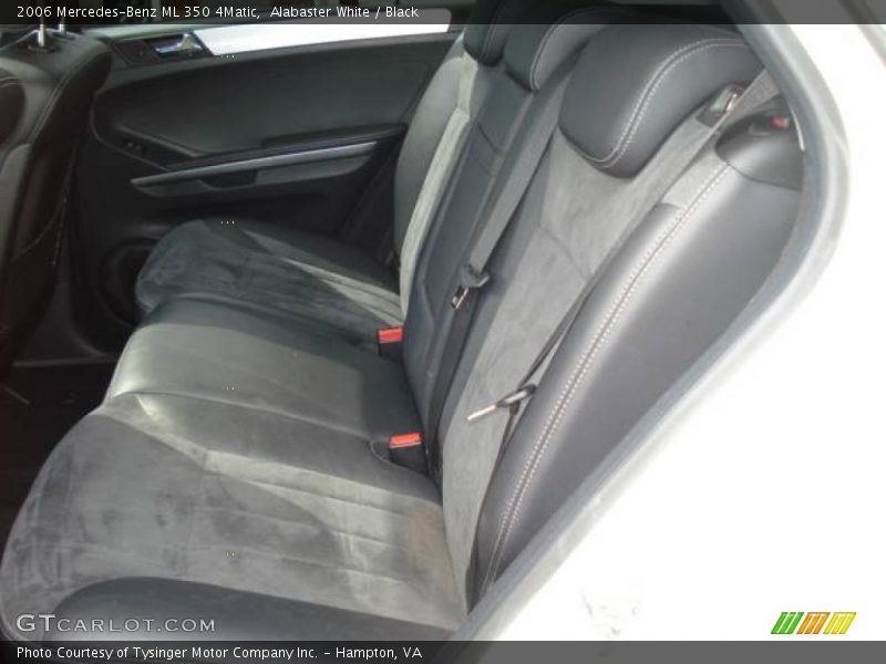 Alabaster White / Black 2006 Mercedes-Benz ML 350 4Matic