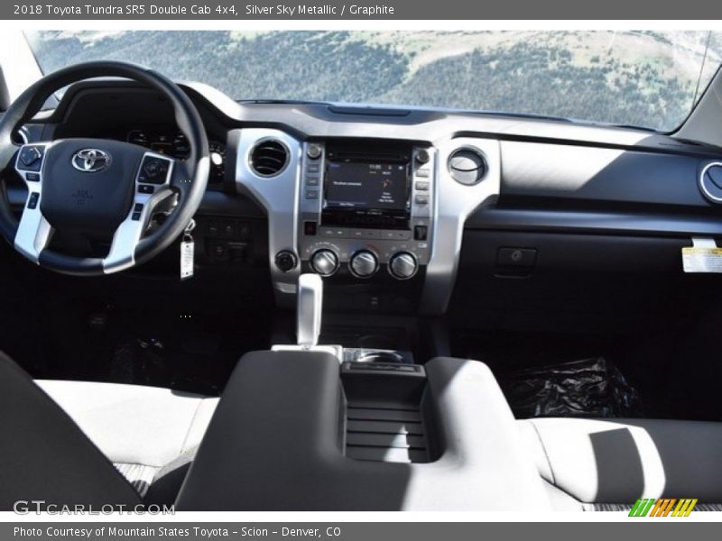 Silver Sky Metallic / Graphite 2018 Toyota Tundra SR5 Double Cab 4x4