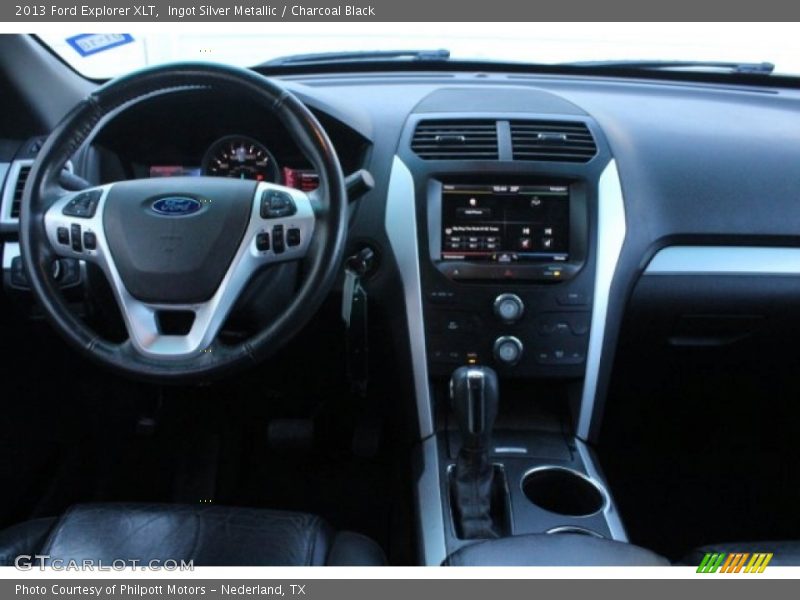 Ingot Silver Metallic / Charcoal Black 2013 Ford Explorer XLT