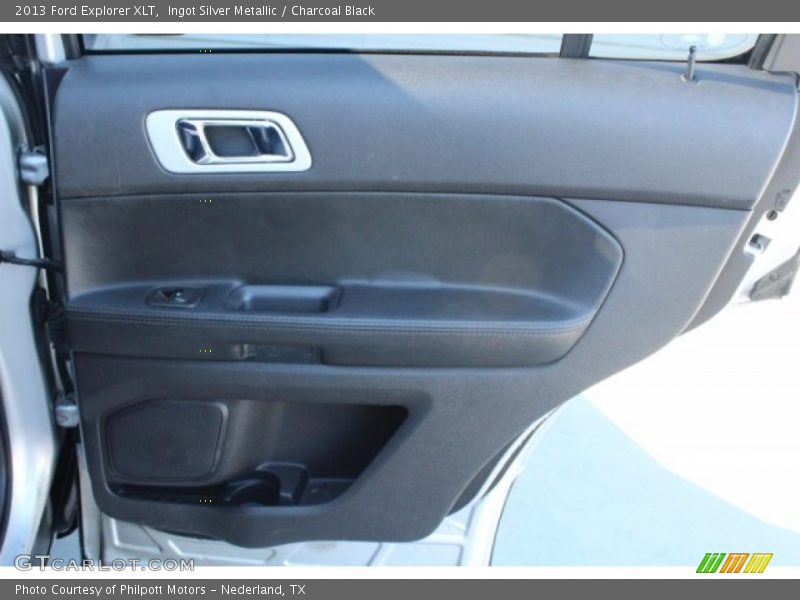 Ingot Silver Metallic / Charcoal Black 2013 Ford Explorer XLT
