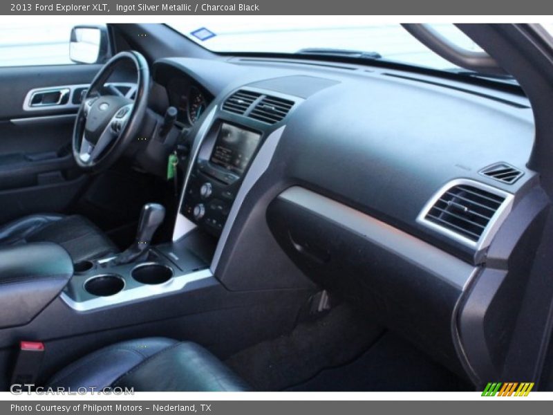 Ingot Silver Metallic / Charcoal Black 2013 Ford Explorer XLT
