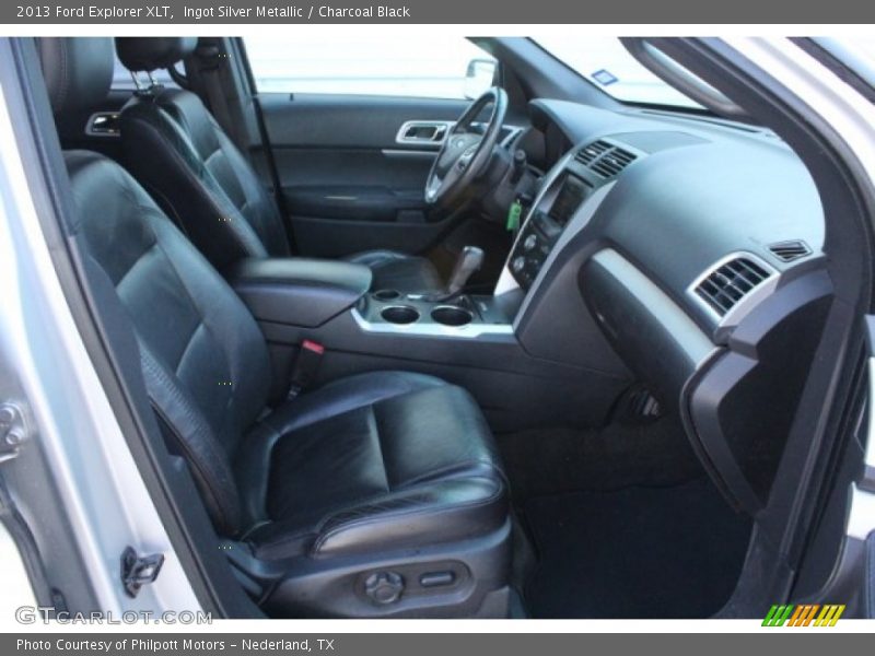 Ingot Silver Metallic / Charcoal Black 2013 Ford Explorer XLT