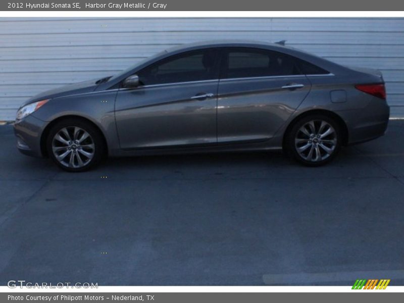 Harbor Gray Metallic / Gray 2012 Hyundai Sonata SE