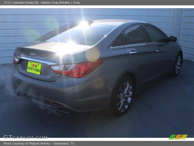 Harbor Gray Metallic / Gray 2012 Hyundai Sonata SE