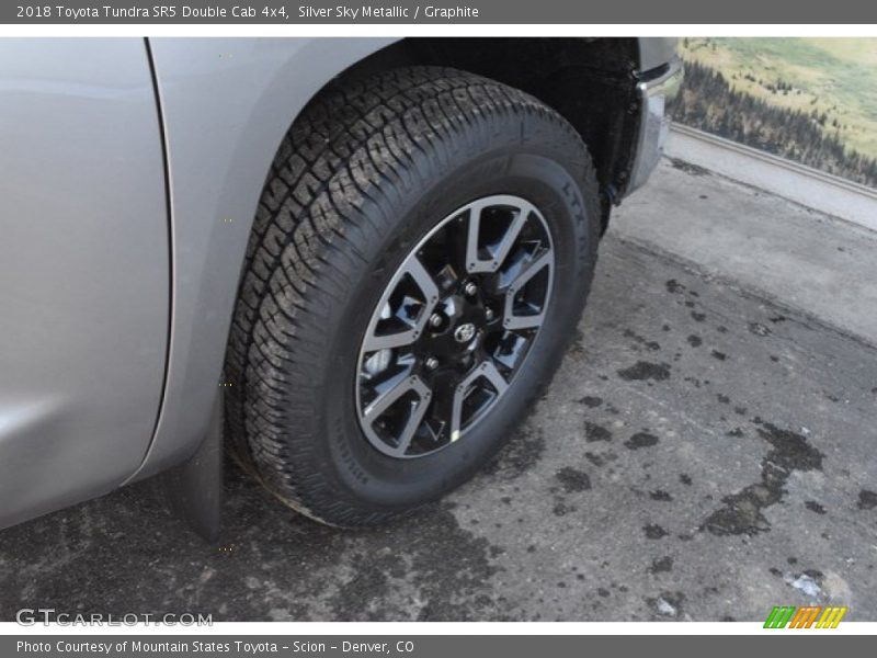 Silver Sky Metallic / Graphite 2018 Toyota Tundra SR5 Double Cab 4x4