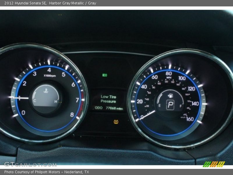 Harbor Gray Metallic / Gray 2012 Hyundai Sonata SE
