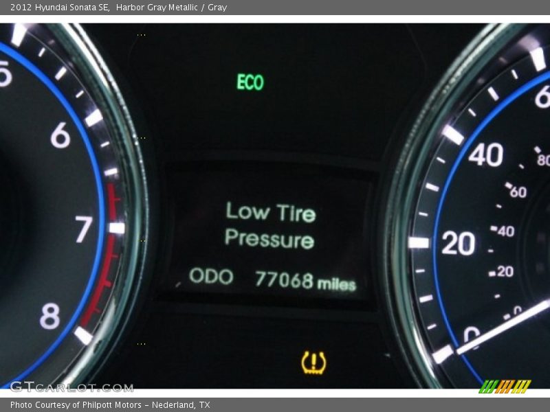 Harbor Gray Metallic / Gray 2012 Hyundai Sonata SE