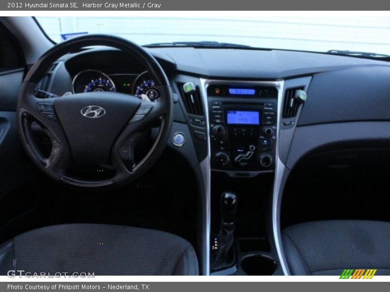 Harbor Gray Metallic / Gray 2012 Hyundai Sonata SE