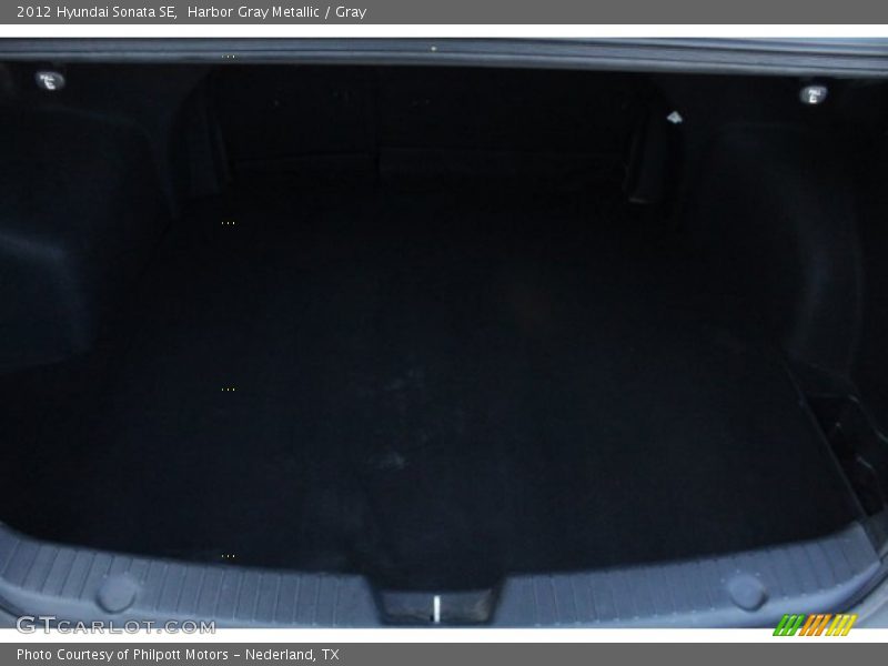 Harbor Gray Metallic / Gray 2012 Hyundai Sonata SE