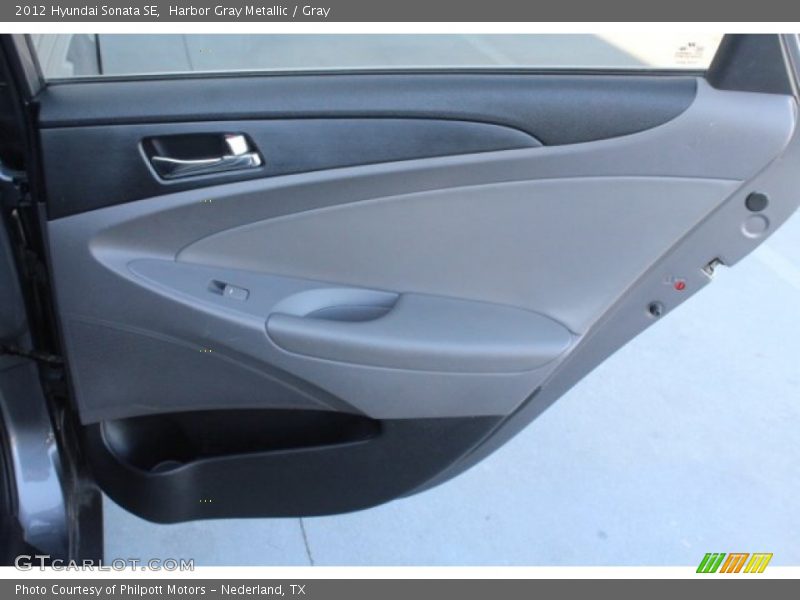Harbor Gray Metallic / Gray 2012 Hyundai Sonata SE