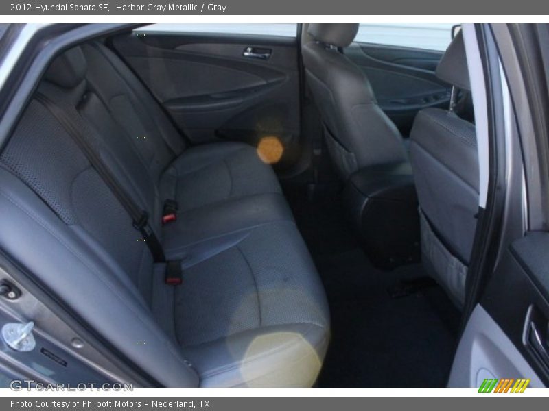 Harbor Gray Metallic / Gray 2012 Hyundai Sonata SE