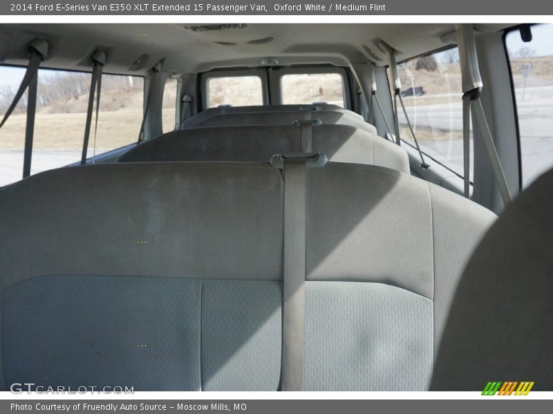 Oxford White / Medium Flint 2014 Ford E-Series Van E350 XLT Extended 15 Passenger Van