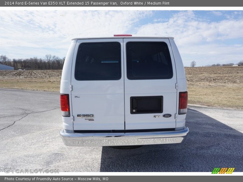 Oxford White / Medium Flint 2014 Ford E-Series Van E350 XLT Extended 15 Passenger Van