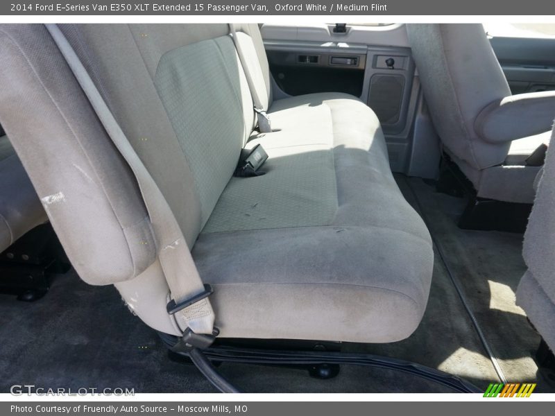 Oxford White / Medium Flint 2014 Ford E-Series Van E350 XLT Extended 15 Passenger Van
