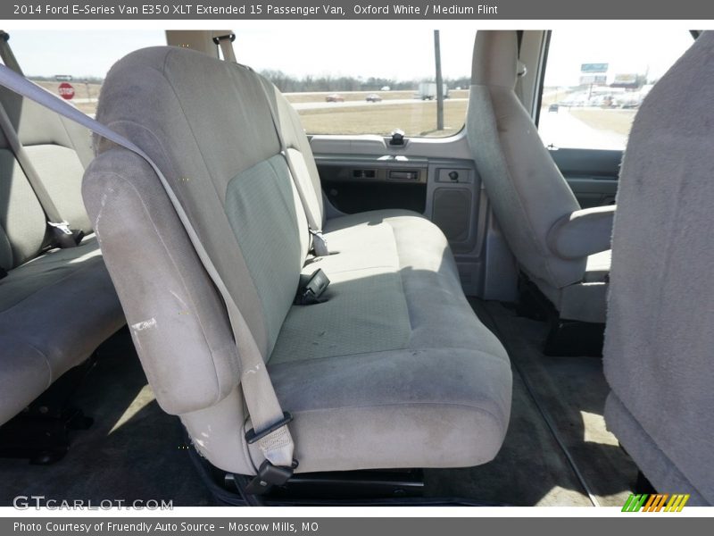 Oxford White / Medium Flint 2014 Ford E-Series Van E350 XLT Extended 15 Passenger Van