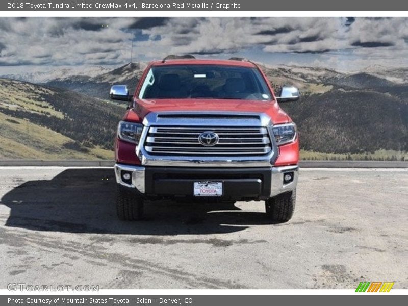 Barcelona Red Metallic / Graphite 2018 Toyota Tundra Limited CrewMax 4x4