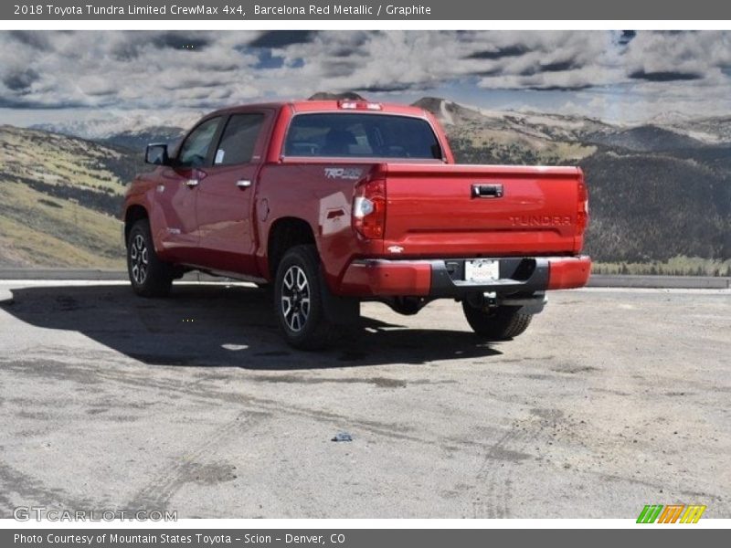 Barcelona Red Metallic / Graphite 2018 Toyota Tundra Limited CrewMax 4x4