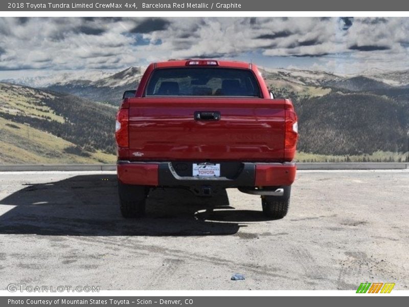 Barcelona Red Metallic / Graphite 2018 Toyota Tundra Limited CrewMax 4x4