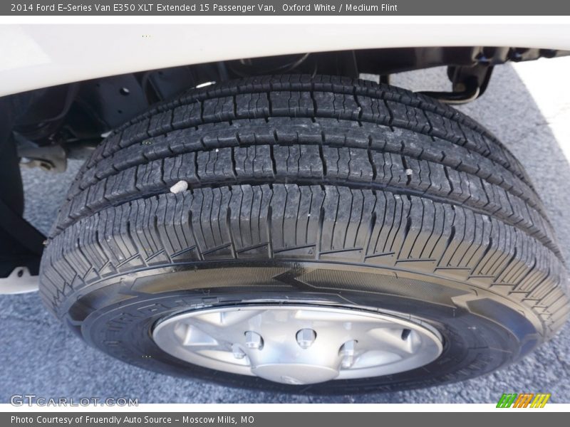 Oxford White / Medium Flint 2014 Ford E-Series Van E350 XLT Extended 15 Passenger Van
