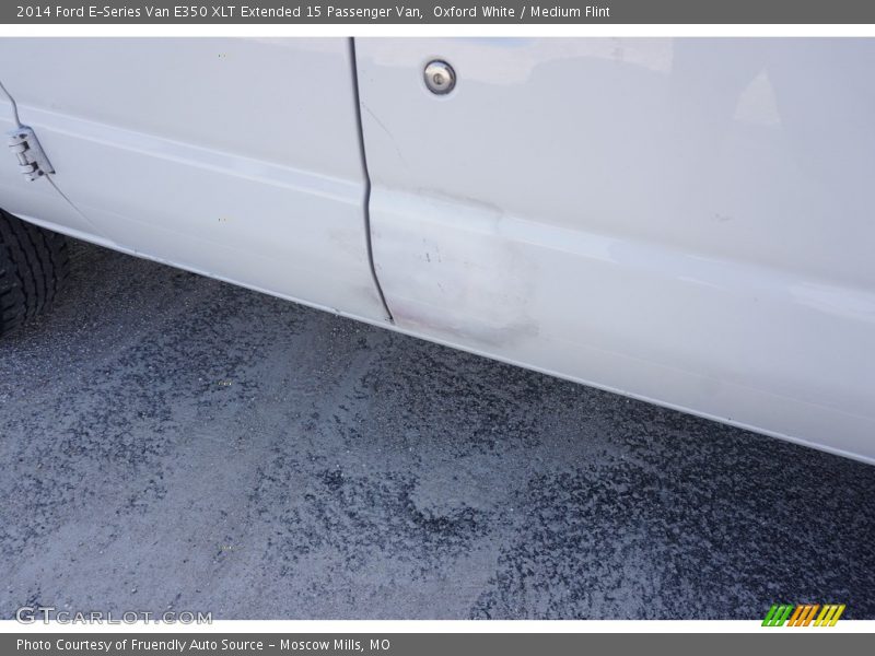 Oxford White / Medium Flint 2014 Ford E-Series Van E350 XLT Extended 15 Passenger Van