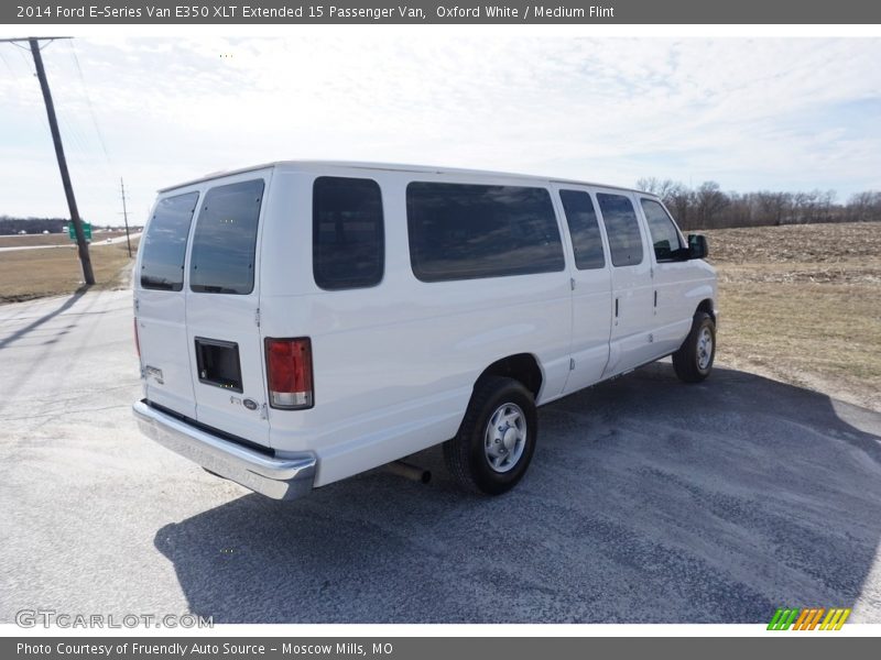 Oxford White / Medium Flint 2014 Ford E-Series Van E350 XLT Extended 15 Passenger Van