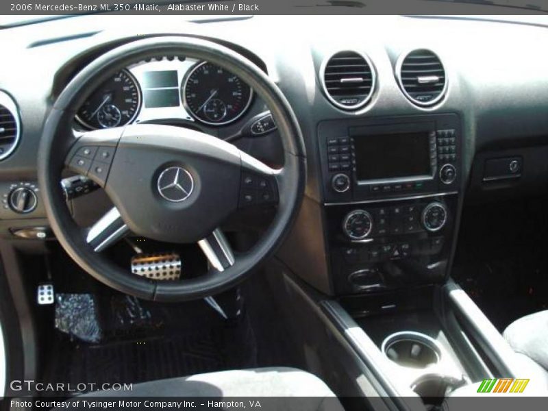 Alabaster White / Black 2006 Mercedes-Benz ML 350 4Matic