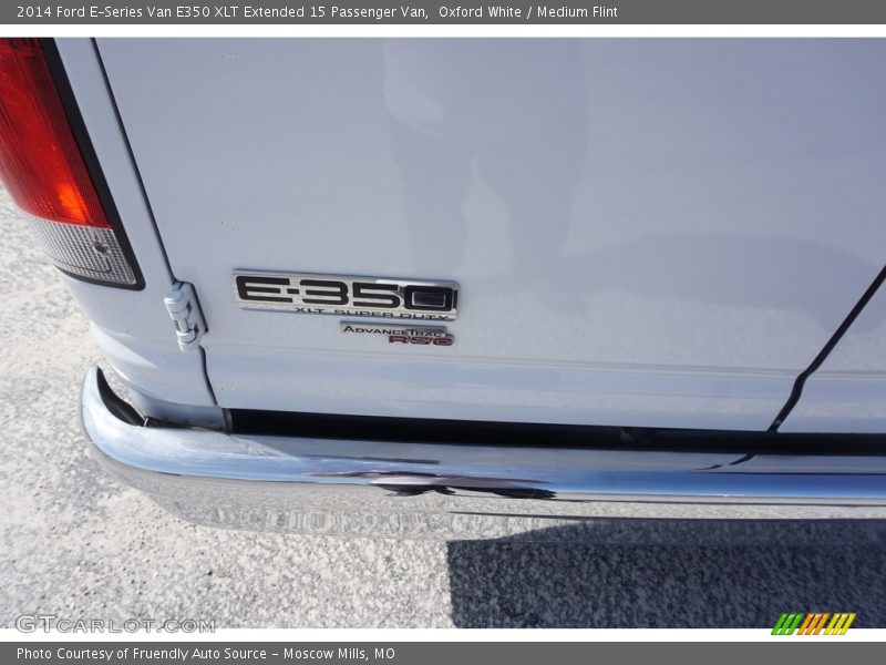 Oxford White / Medium Flint 2014 Ford E-Series Van E350 XLT Extended 15 Passenger Van