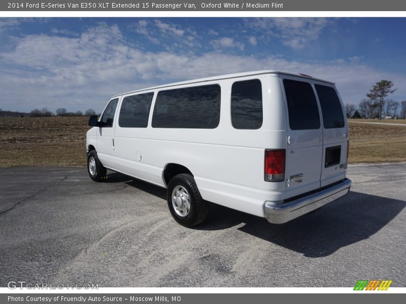 Oxford White / Medium Flint 2014 Ford E-Series Van E350 XLT Extended 15 Passenger Van