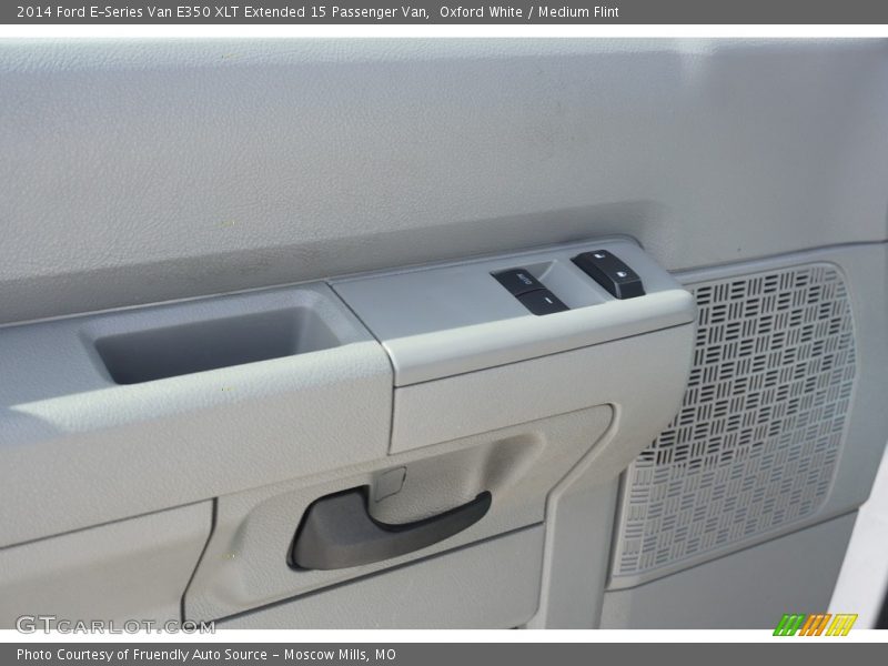 Oxford White / Medium Flint 2014 Ford E-Series Van E350 XLT Extended 15 Passenger Van