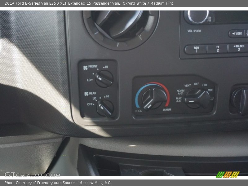 Oxford White / Medium Flint 2014 Ford E-Series Van E350 XLT Extended 15 Passenger Van