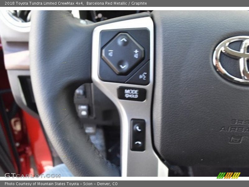 Barcelona Red Metallic / Graphite 2018 Toyota Tundra Limited CrewMax 4x4