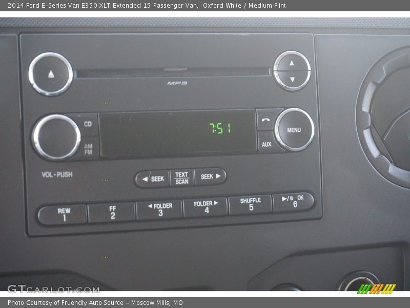 Oxford White / Medium Flint 2014 Ford E-Series Van E350 XLT Extended 15 Passenger Van
