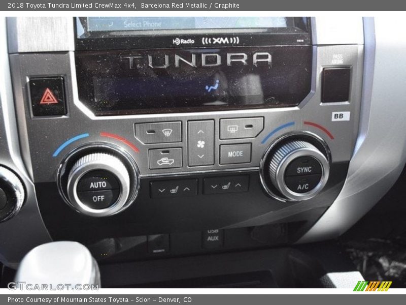 Barcelona Red Metallic / Graphite 2018 Toyota Tundra Limited CrewMax 4x4