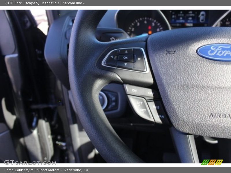 Magnetic / Charcoal Black 2018 Ford Escape S